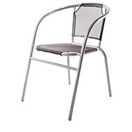 Happy Green Armchair made of steel fabric, anthracite - Garden Armchair