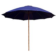 Happy Green Bamboo parasol 300cm, dark blue - Sun Umbrella