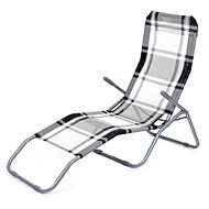 HAPPY GREEN Beach lounger, anthracite cube - Garden Lounger