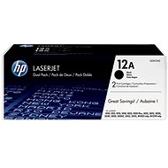 HP Q2612AD HP TONER CARTRIDGE 12A BLACK HP 12A DUAL PACK - Printer Toner