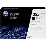 HP CE505XD HP TONER CARTRIDGE 05X BLACK HP 05X DUAL PACK - Printer Toner