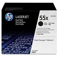 HP CE255XD HP TONER CARTRIDGE 55X BLACK HP 55X DUAL PACK - Printer Toner