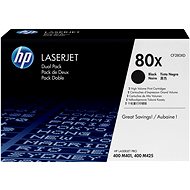 HP TONER CARTRIDGE 80X BLACK DUAL PACK - Printer Toner