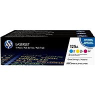HP TONER CARTRIDGE 125A C/Y/M TRIPLE PACK - Printer Toner