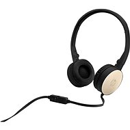 HP STEREO HEADSET H2800 BLACK WITH SILK GOLD - Headphones