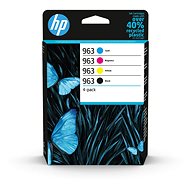 HP 963 CMYK ORIGINAL INK CARTRIDGE 4-PACK - Cartridge