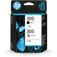 HP 305 2-PACK TRI-COLOR/BLACK ORIGINAL INK CARTRIDGE - Cartridge