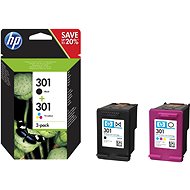 HP INK CARTRIDGE NO 301 B/C/M/Y COMBO 2-PACK BLISTER - Cartridge