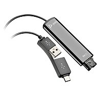 HP Poly DA75 USB to QD Black Adapter TAA - USB Adapter