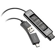 HP Poly DA85 USB to QD Black Adapter TAA - Audio Transmitter
