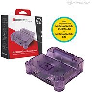 Hyperkin RetroN S64 Console Dock for Nintendo Switch (Purple) - Gaming Accessory