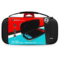 Hyperkin CarryMate EVA Nintendo Switch/Switch OLED/Switch Lite Hard Shell Case (Solid Black) - Case for Nintendo Switch