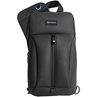 Hyperkin Lets Game Anywhere Bolt Sling Bag for Nintendo Switch 2 (Black) - Case for Nintendo Switch