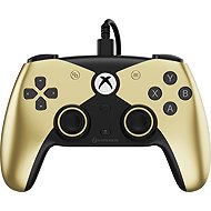 Hyperkin Competitor Wired Controller for Xbox Series|One/Win 11|10 (Gold) Licensed by Xbox - Gamepad