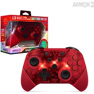 Armor3 NuChamp Wireless Controller for Nintendo Switch (Red LED) - Gamepad