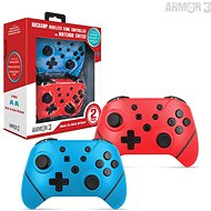 Armor3 NuChamp Wireless Controller Pack for Nintendo Switch (2in1) (Blue, Red) - Gamepad
