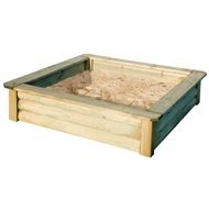 Wooden sandbox with cover - Sandpit