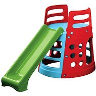 Slide with tower and climbing paddle - Slide