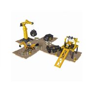 JCB Konstrukční hrací set Staveniště - -
