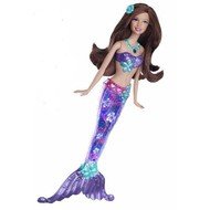  Shining Barbie mermaid brunette  - Doll