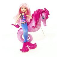 Mini Barbie Meerjungfrau mit Reitstock - Puppe