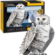 CUBICFUN 3D puzzle National Geographic: snowy owl 62 pieces - 3D Puzzle