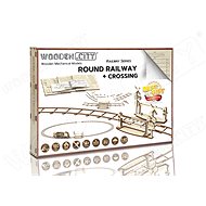 WOODEN CITY 3D puzzle Circular tracks with crossing 159 pieces - 3D Puzzle