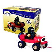 Detoa The Mole and the Winking Car - Push and Pull Toy