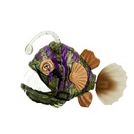 Deep Sea RoboFish Anglerfish green-purple - Figure