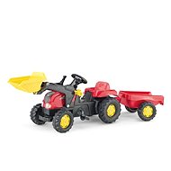  Pedal Farm tractor with a flatbed and a spoon  - Pedal Tractor 