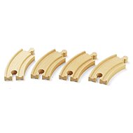Brio Koleje krátké zatáčky - Rail Set Accessory