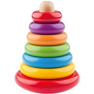 Woody Pyramída farebná - Navliekacia hračka