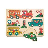 Woody fatáblás puzzle - Közlekedés - Puzzle