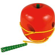  Woody Provlékadlo - Apple with worm of  - Educational Toy