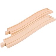 Wooden Track to the Station or To the Bridge - Rail Set Accessory