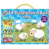 GALT 4 Puzzle v krabici - Bauernhof - Puzzle
