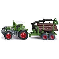 Siku Blister - Tractor with log trailer - Metal Model