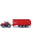 Siku Farmer - Tractor Massey Ferguson with trailer - Metal Model