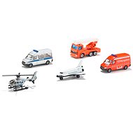 Siku Super - Set of 4 vehicles and a helicopter - Metal Model