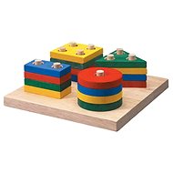 Plate with geometric shapes - Didactic Toy