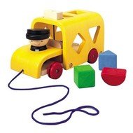 Plan Toys Autobus s vkládacími tvary - Puzzle