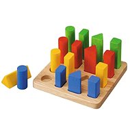 Plan Toys Board with geometric shapes - Puzzle
