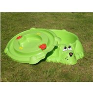 Sandpit - Pool Dog green with green cover - Sandpit