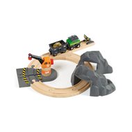Brio train set with a transfer gold mining - Rail Set Accessory