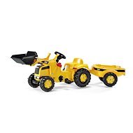 Šlapací traktor Rolly Junior s Farm vlečkou - žlutý - Pedal Tractor 