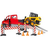  BRUDER - Mercedes Benz Sprinter with exp. platform Skid car accessories CATA  - -