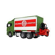  BRUDER SCANIA R - with container and forklift truck  - Toy Car