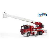Bruder SCANIA - Ein Feuerwehrauto mit ausziehbarer Leiter, Pumpe, leuchtet, macht Geräusche - Auto