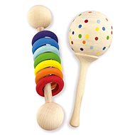 Ulanik My Rainbow Wooden Rattle Set - Educational Set