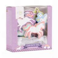 A Little Lovely Company Foam bath toys - unicorns - Bath Stickers
